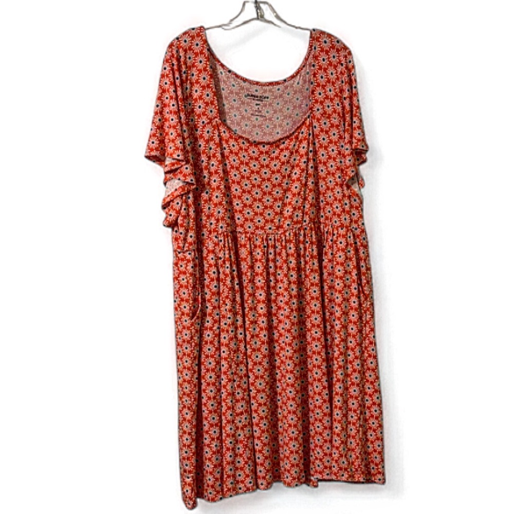 Torrid Mini Supersoft Flutter Sleeve Skater Dress